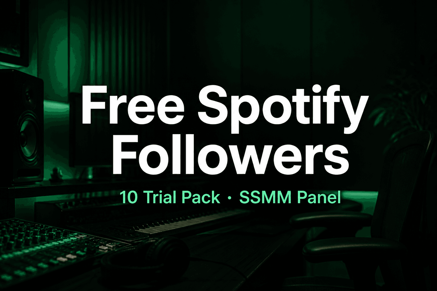 Ücretsiz Spotify Takipçi paket kapağı — SSMM Panel’de 10 takipçi denemesi