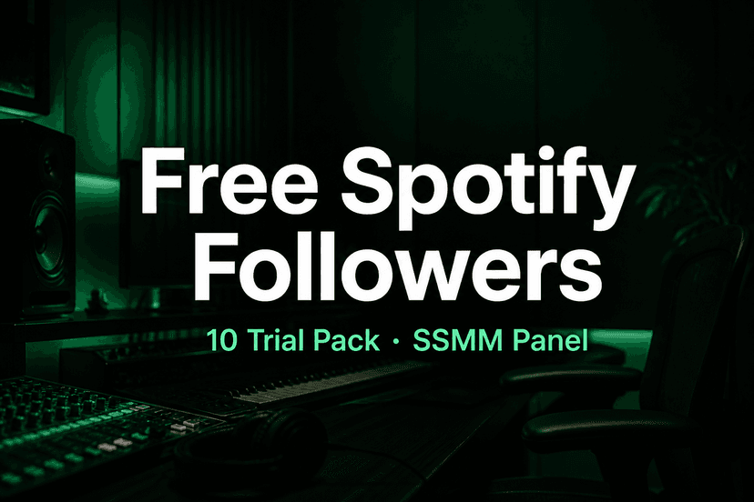Free Spotify Followers pack cover — 10 followers trial on SSMM Panel